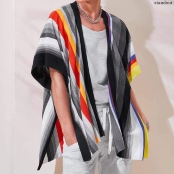 Cabi Serape Convertible Striped Poncho XS/S Q - Picture 1 of 4
